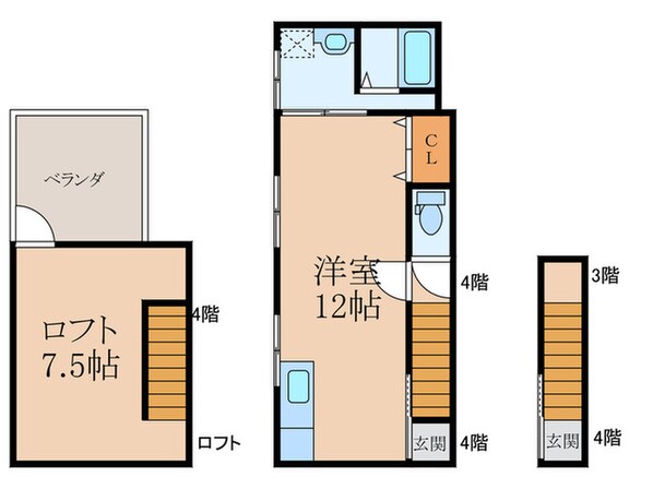 ロータスビルの物件間取画像